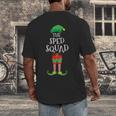 SPED Squad Elf Teacher Matching Christmas Party Pajama Men's Back Print T-Shirt, funny design SPED Squad Elf Teacher Matching Christmas Party Pajama Men's Back Print T-Shirt, funny design