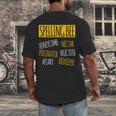 Spelling Bee Halloween Pun Costume Beekeeper Teacher Men's Back Print T-Shirt, funny design
