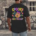 Spooky ESOL Teacher Halloween ESOL Teaching Coquette Men's Back Print T-Shirt, funny design Spooky ESOL Teacher Halloween ESOL Teaching Coquette Men's Back Print T-Shirt, funny design