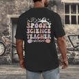 Spooky Science Teacher Halloween Science Teaching For Men Women Men's Back Print T-Shirt, funny design