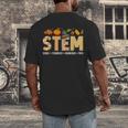 STEM Teacher Thanksgiving Grateful Educator Science Class Men's Back Print T-Shirt, funny design STEM Teacher Thanksgiving Grateful Educator Science Class Men's Back Print T-Shirt, funny design