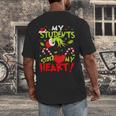 My Students Stole My Heart Teacher Holiday Merry Christmas Men's Back Print T-Shirt, funny design My Students Stole My Heart Teacher Holiday Merry Christmas Men's Back Print T-Shirt, funny design