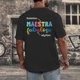 Sustantivo Maestra Fabulosa Adjetivo Spanish Teacher Men's Back Print T-Shirt, funny design