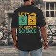 Lets Tacos Bout Science Teacher Chemistry Physics Men's Back Print T-Shirt, funny design Lets Tacos Bout Science Teacher Chemistry Physics Men's Back Print T-Shirt, funny design