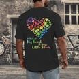 It Takes A Big Heart To Shape Little Minds Teacher Student Men Women Kids Men's Back Print T-Shirt, funny design