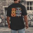 i Teach The Cutest Pumpkins In The Patch Teacher Halloween Men's Back Print T-Shirt, funny design i Teach The Cutest Pumpkins In The Patch Teacher Halloween Men's Back Print T-Shirt, funny design