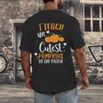 I Teach The Cutest Pumpkins In The Patch Teacher School For Men Women Kids Men's Back Print T-Shirt, funny design I Teach The Cutest Pumpkins In The Patch Teacher School For Men Women Kids Men's Back Print T-Shirt, funny design