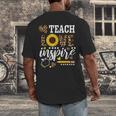 TEACH LOVE INSPIRE Teacher Sunflower Appreciation Men's Back Print T-Shirt, funny design TEACH LOVE INSPIRE Teacher Sunflower Appreciation Men's Back Print T-Shirt, funny design