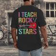 I Teach Rockstars Band Vibes Teacher Rocks My Music Teaching Men's Back Print T-Shirt, funny design I Teach Rockstars Band Vibes Teacher Rocks My Music Teaching Men's Back Print T-Shirt, funny design