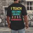 I Teach Second Grade Superheroes Teacher Superhero Men's Back Print T-Shirt, funny design I Teach Second Grade Superheroes Teacher Superhero Men's Back Print T-Shirt, funny design