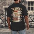 I Teach History Month Black Teacher Melanin Men's Back Print T-Shirt, funny design I Teach History Month Black Teacher Melanin Men's Back Print T-Shirt, funny design