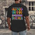 Teacher We Are Like A Box Of Crayons Back To School Men Women Kids Men's Back Print T-Shirt, funny design