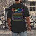 Teacher Definition Teaching School Teacher Men's Back Print T-Shirt, funny design Teacher Definition Teaching School Teacher Men's Back Print T-Shirt, funny design