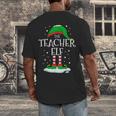 The Teacher Elf Christmas Family Matching Xmas Group For Men Women Men's Back Print T-Shirt, funny design The Teacher Elf Christmas Family Matching Xmas Group For Men Women Men's Back Print T-Shirt, funny design