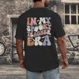 Teacher Halloween In My Spooky Teacher Era Retro Groovy Men's Back Print T-Shirt, funny design