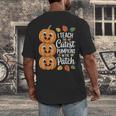 Teacher Halloween Tshirts I Teach The Cutest Pumpkins Men's Back Print T-Shirt, funny design Teacher Halloween Tshirts I Teach The Cutest Pumpkins Men's Back Print T-Shirt, funny design