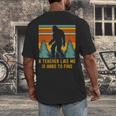 A Teacher Like Me Is Hard To Find Bigfoot Teacher Men's Back Print T-Shirt, funny design