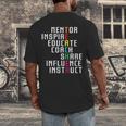 Teacher Inspirational Educator Favorite School Teacher Men Women Girls Kids Men's Back Print T-Shirt, funny design