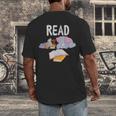 Teacher Library Read Book Club Piggie Elephant Pigeons Men Women Kids Men's Back Print T-Shirt, funny design