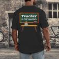 Teacher In The Making Future Teacher Kids Back To School Men's Back Print T-Shirt, funny design