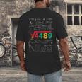 Teacher Math 67 Meme Square Root 4489 Slang Six Seven Men's Back Print T-Shirt, funny design