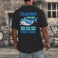 Teacher Shark Do Your Work Men's Back Print T-Shirt, funny design