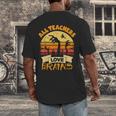 Teacher Shirts Halloween All Teachers Love Brains Men's Back Print T-Shirt, funny design