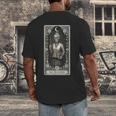 The Teacher Skeleton Tarot Card Men's Back Print T-Shirt, funny design The Teacher Skeleton Tarot Card Men's Back Print T-Shirt, funny design