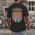 Teacher Teachers Love Brains Halloween Men Women Men's Back Print T-Shirt, funny design Teacher Teachers Love Brains Halloween Men Women Men's Back Print T-Shirt, funny design