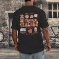 Teacher Thanksgiving Shirt Women One Thankful Teacher Fall Men's Back Print T-Shirt, funny design