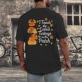 Teacher Thanksgiving I Teach The Cutest Turkeys In The Patch Men's Back Print T-Shirt, funny design Teacher Thanksgiving I Teach The Cutest Turkeys In The Patch Men's Back Print T-Shirt, funny design