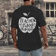Teacher Of Tiny Humans Preschool Kindergarten Teacher Men's Back Print T-Shirt, funny design