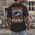 My Teacher Was Wrong I Get Paid To Stare Out The Window Men's Back Print T-Shirt, funny design My Teacher Was Wrong I Get Paid To Stare Out The Window Men's Back Print T-Shirt, funny design