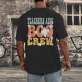 Teachers Aide Boo Crew Ghost Groovy Halloween For Women Men's Back Print T-Shirt, funny design Teachers Aide Boo Crew Ghost Groovy Halloween For Women Men's Back Print T-Shirt, funny design