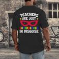 Teachers Are Just Superheroes In Disguise School Men's Back Print T-Shirt, funny design Teachers Are Just Superheroes In Disguise School Men's Back Print T-Shirt, funny design