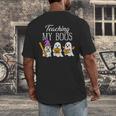 Teaching My Boos Ghost Teacher Halloween Spooky Educator Men's Back Print T-Shirt, funny design Teaching My Boos Ghost Teacher Halloween Spooky Educator Men's Back Print T-Shirt, funny design