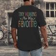 Teaching Preschool Teacher Tiny Humans Are My Favorite Men's Back Print T-Shirt, funny design Teaching Preschool Teacher Tiny Humans Are My Favorite Men's Back Print T-Shirt, funny design