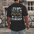 Team Music Teacher Camo Teacher Student Back To School Men's Back Print T-Shirt, funny design Team Music Teacher Camo Teacher Student Back To School Men's Back Print T-Shirt, funny design