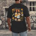 Team TK Crew Preppy Coquette Bow Pumpkin Fall TK Teacher Men's Back Print T-Shirt, funny design