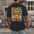 Test Day Rock The Test Teacher Testing Day You Got This Men's Back Print T-Shirt, funny design