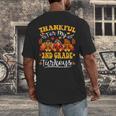 Thankful For My 2nd Grade Turkeys Thanksgiving Teacher Fall Men's Back Print T-Shirt, funny design
