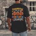 Thankful For My Kindergarten Turkeys Thanksgiving Teacher Men's Back Print T-Shirt, funny design Thankful For My Kindergarten Turkeys Thanksgiving Teacher Men's Back Print T-Shirt, funny design