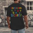 Tiny Human Security Preschool Childcare Teacher Babysitters Men's Back Print T-Shirt, funny design Tiny Human Security Preschool Childcare Teacher Babysitters Men's Back Print T-Shirt, funny design