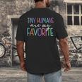 Tiny Humans Are My Favorite Daycare Provider Teacher Daycare Men's Back Print T-Shirt, funny design Tiny Humans Are My Favorite Daycare Provider Teacher Daycare Men's Back Print T-Shirt, funny design