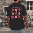TK Is My Jam Transitional Kindergarten TK Teacher Strawberry Men's Back Print T-Shirt, funny design