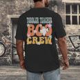 Toddler Teacher Boo Crew Ghost Groovy Halloween For Women Men's Back Print T-Shirt, funny design Toddler Teacher Boo Crew Ghost Groovy Halloween For Women Men's Back Print T-Shirt, funny design