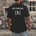 Top Math Teacher Joke Men Women Fun Stay Positive Men's Back Print T-Shirt, funny design Top Math Teacher Joke Men Women Fun Stay Positive Men's Back Print T-Shirt, funny design