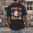 Trick Or Teach Ghost Teacher School Halloween Men Women Men's Back Print T-Shirt, funny design Trick Or Teach Ghost Teacher School Halloween Men Women Men's Back Print T-Shirt, funny design