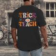 Trick Or Teach Teacher Halloween Costume Men Women Men's Back Print T-Shirt, funny design