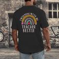 Twinning With My Teacher Bestie Spirit Week Girls Day Kids Men's Back Print T-Shirt, funny design Twinning With My Teacher Bestie Spirit Week Girls Day Kids Men's Back Print T-Shirt, funny design